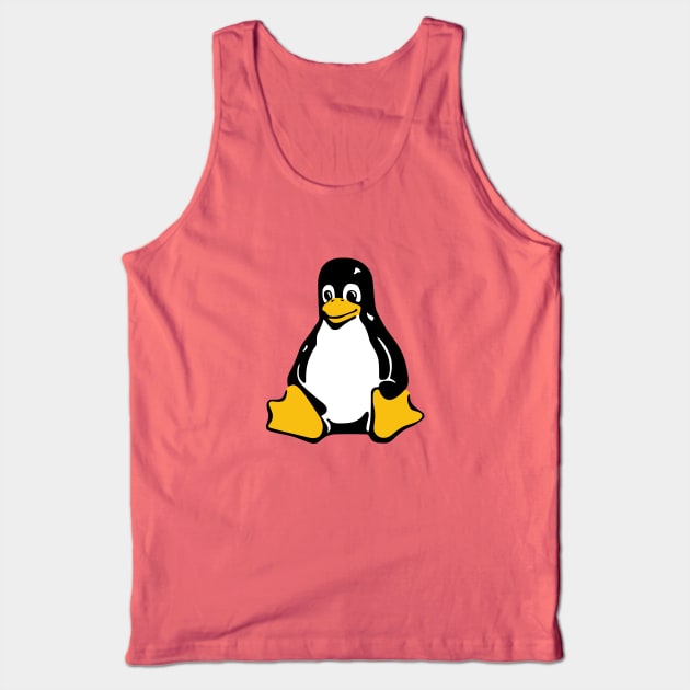 Tux 2d Tank Top by squishly